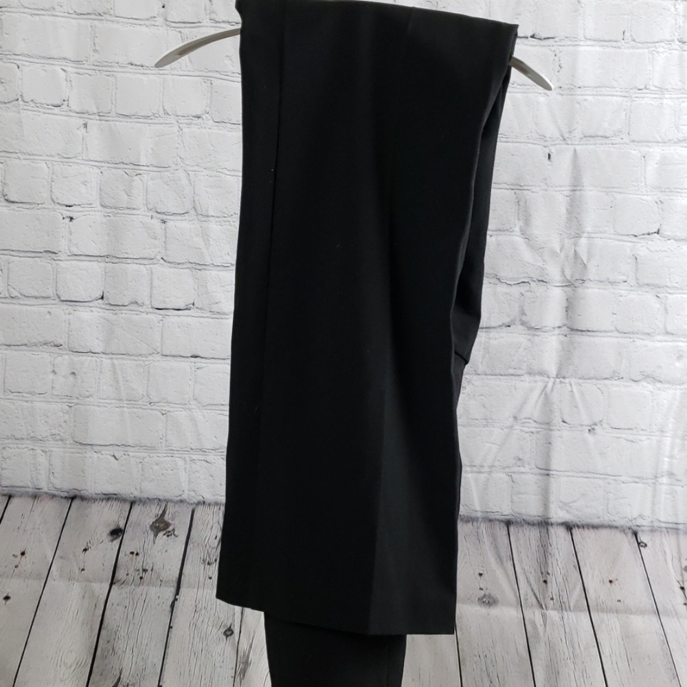 Black full panel maternity dress pants BNWOT